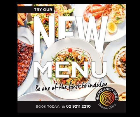 Hurricanes new menu